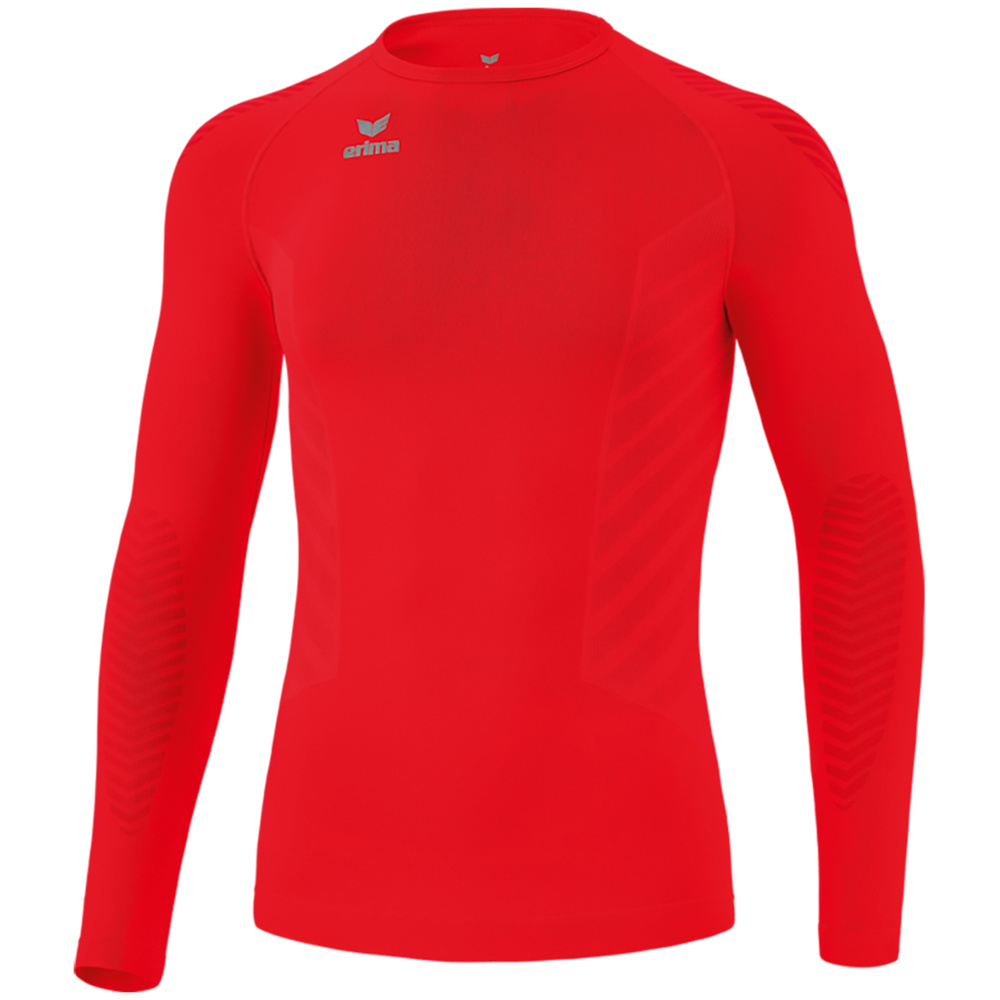 CAMISETA TÉRMICA MANGA LARGA ERIMA ATHLETIC, ROJA NIÑO. 3XS 2XS XS 