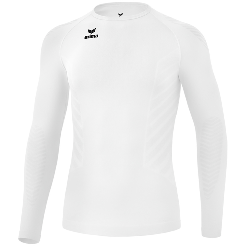 CAMISETA TÉRMICA MANGA LARGA ERIMA ATHLETIC, BLANCA UNISEX. S M L XL 2XL 