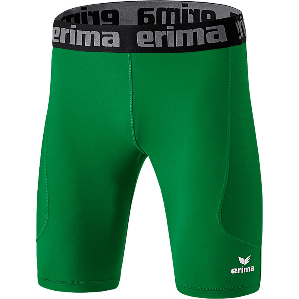 MALLAS CORTAS ERIMA ELEMENTAL, VERDE UNISEX. S M L XL 2XL 3XL 