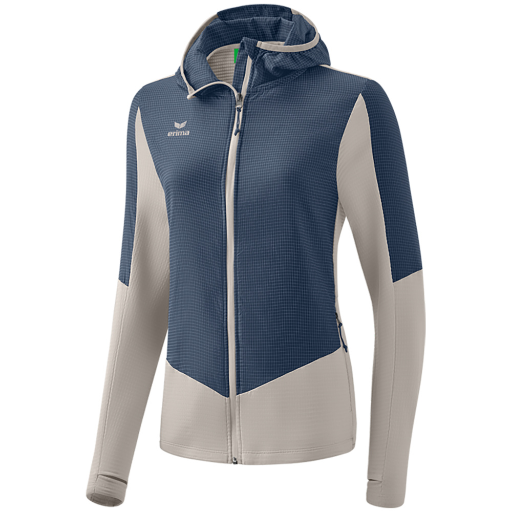 CHAQUETA ERIMA HYBRID LITE, GRIS-DENIM MUJER. 34 36 38 40 42 44 46 