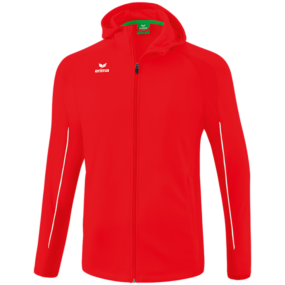 SUDADERA ENTRENAMIENTO CON CAPUCHA ERIMA LIGA STAR, ROJA UNISEX. S M L XL 2XL 3XL 