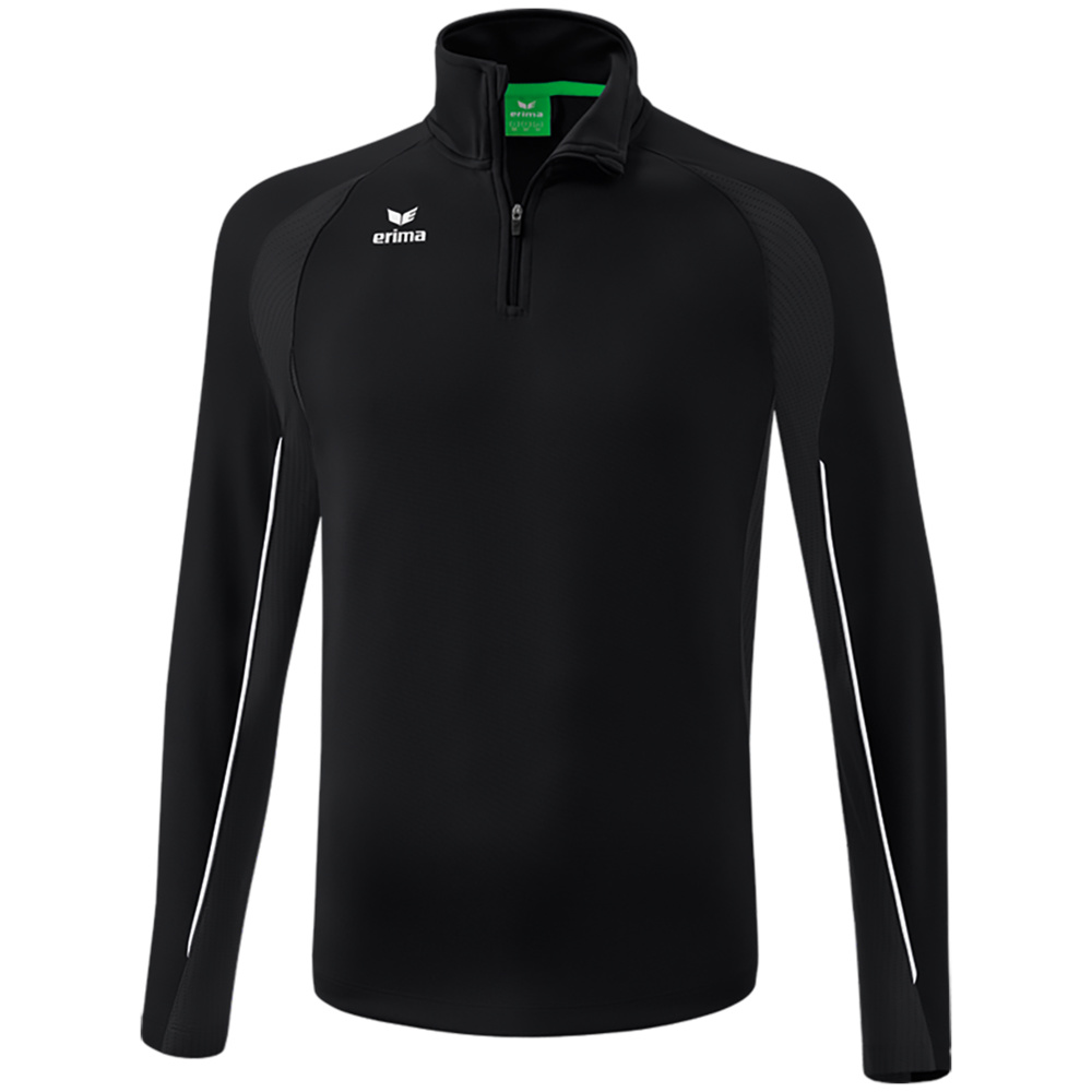 SUDADERA ENTRENAMIENTO 1/4 CREMALLERA ERIMA LIGA STAR, NEGRA NIÑO. 104 116 128 140 152 164 