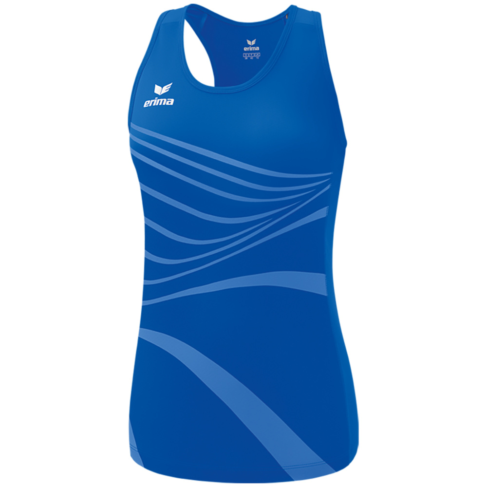 CAMISETA SIN MANGAS ERIMA RACING SINGLET, ROYAL MUJER. 34 36 38 40 42 44 