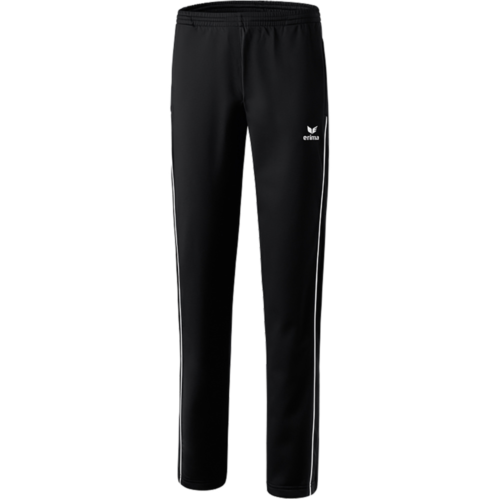 PANTALÓN ERIMA SHOOTER POLYESTER PANTS 2.0, NEGRO-BLANCO MUJER. 34 36 38 40 42 44 46 48 