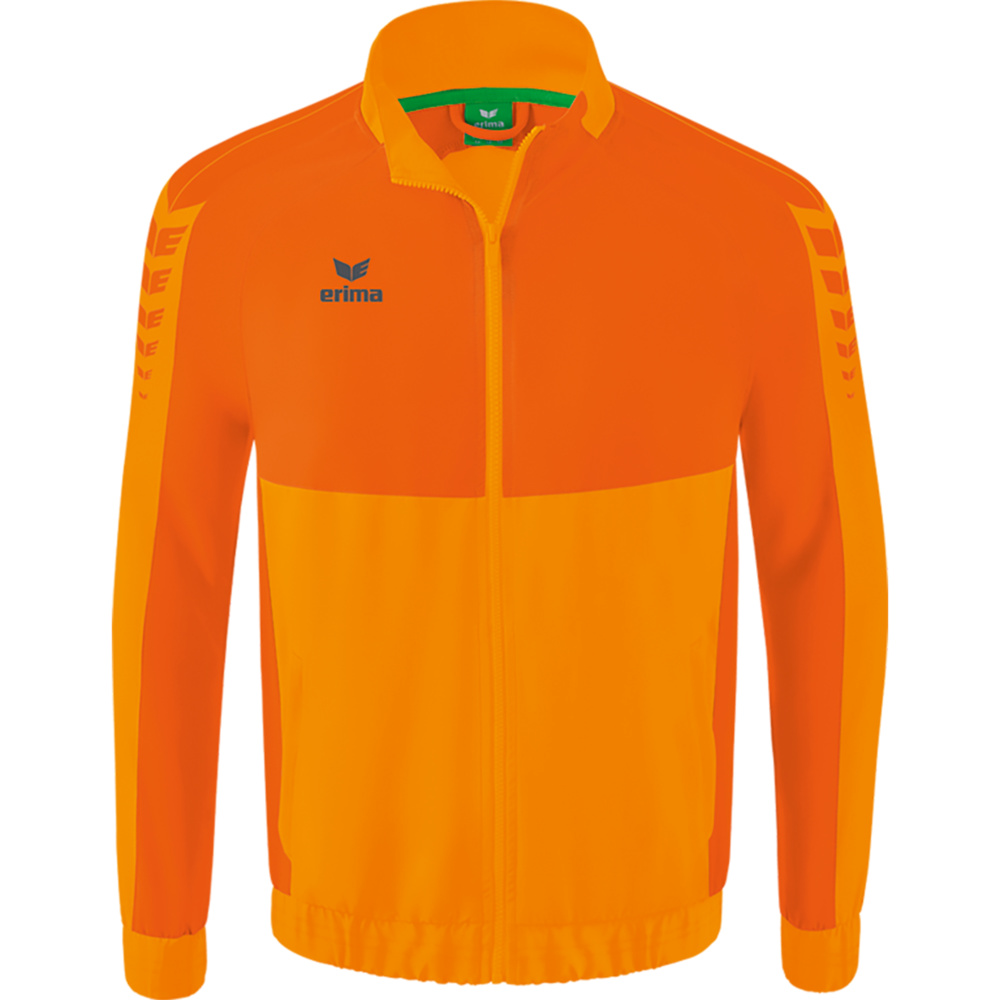 CHAQUETA CHÁNDAL PRESENTACIÓN ERIMA SIX WINGS, NARANJA-NARANJA HOMBRE. S M L XL 2XL 3XL 