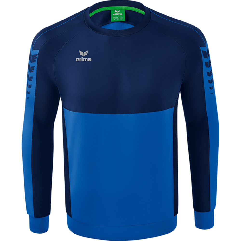 SUDADERA ERIMA SIX WINGS, ROYAL-MARINO NIÑO. 116 128 140 152 164 