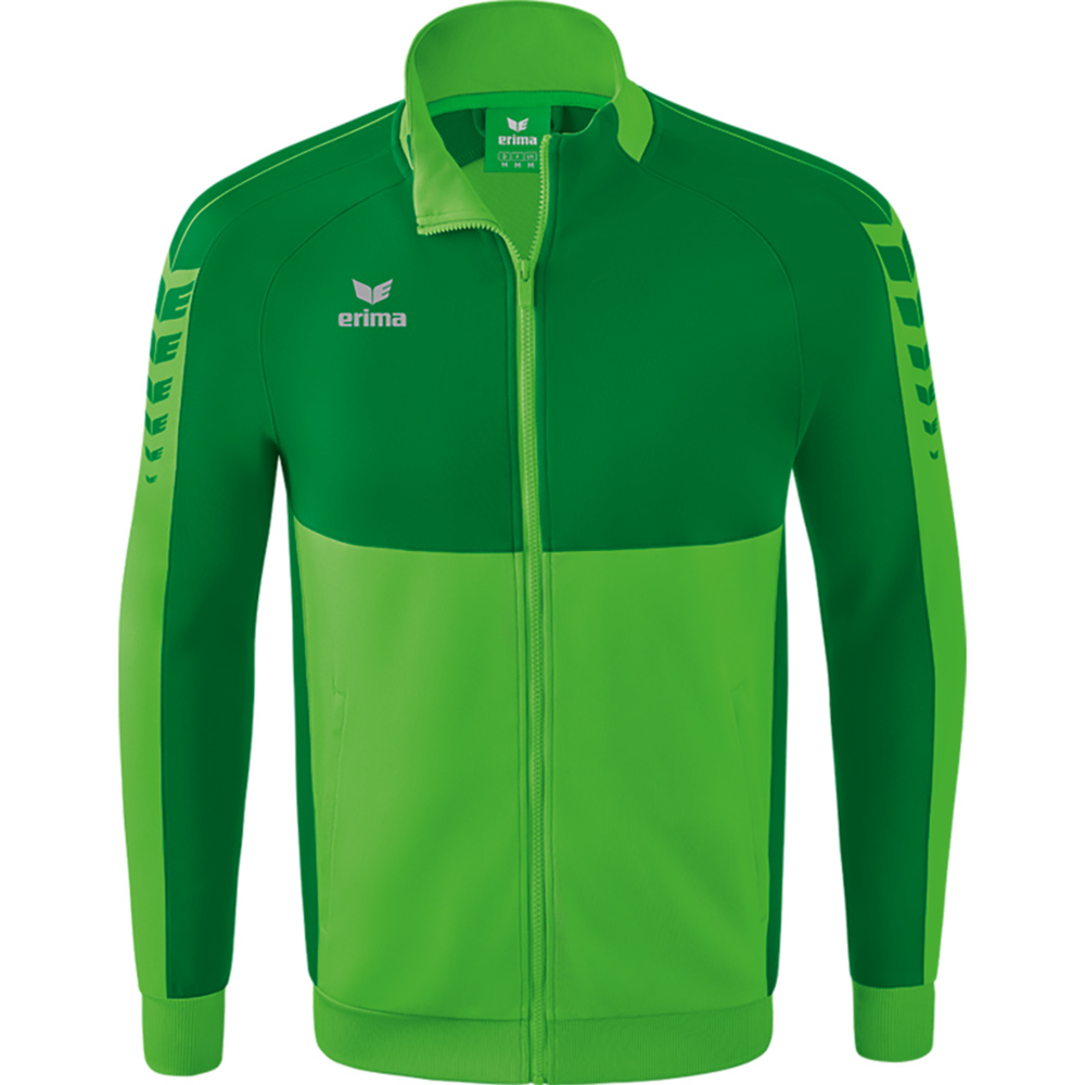 CHAQUETA ERIMA SIX WINGS WORKER, VERDE-ESMERALDA HOMBRE. S M L XL 2XL 3XL 