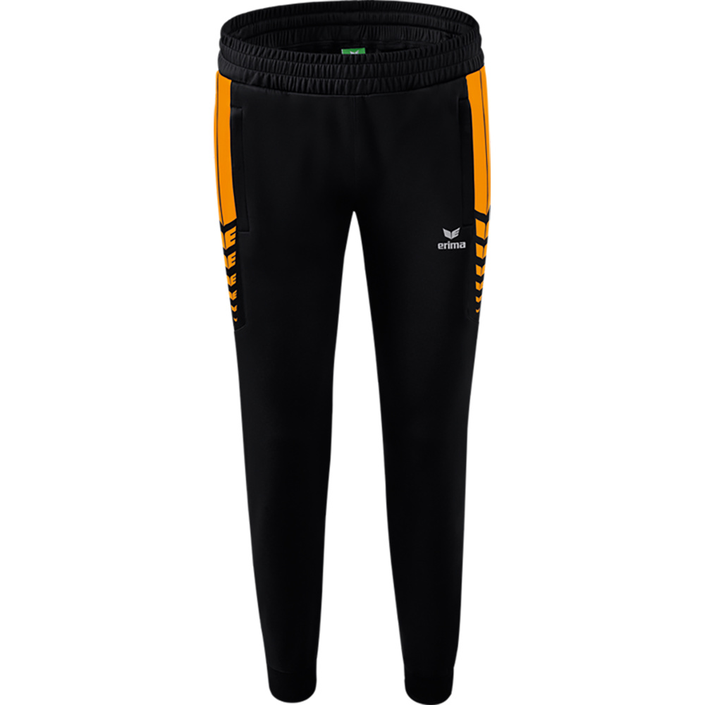 PANTALÓN ERIMA SIX WINGS WORKER PANTS, NEGRO-NARANJA MUJER. 34 36 38 40 42 44 