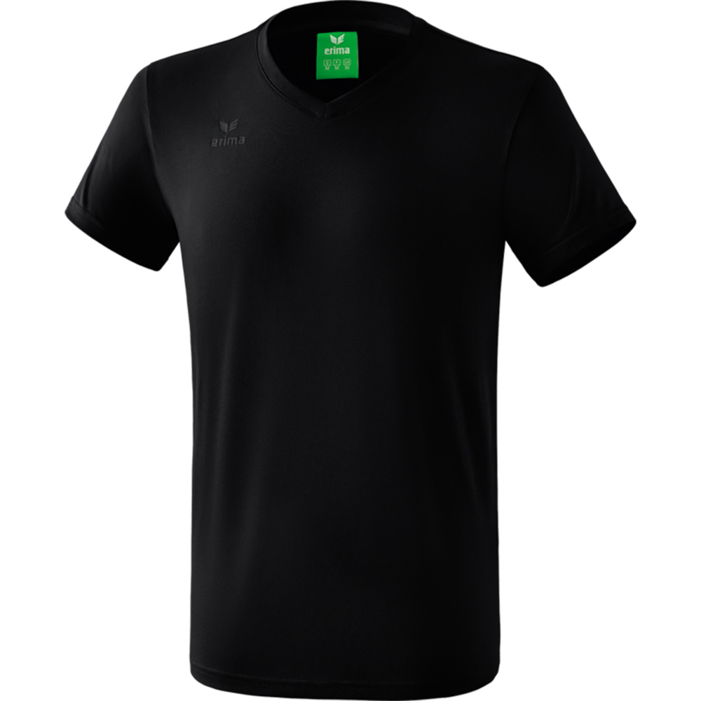 CAMISETA ERIMA STYLE, NEGRA HOMBRE. S M L XL 2XL 3XL 