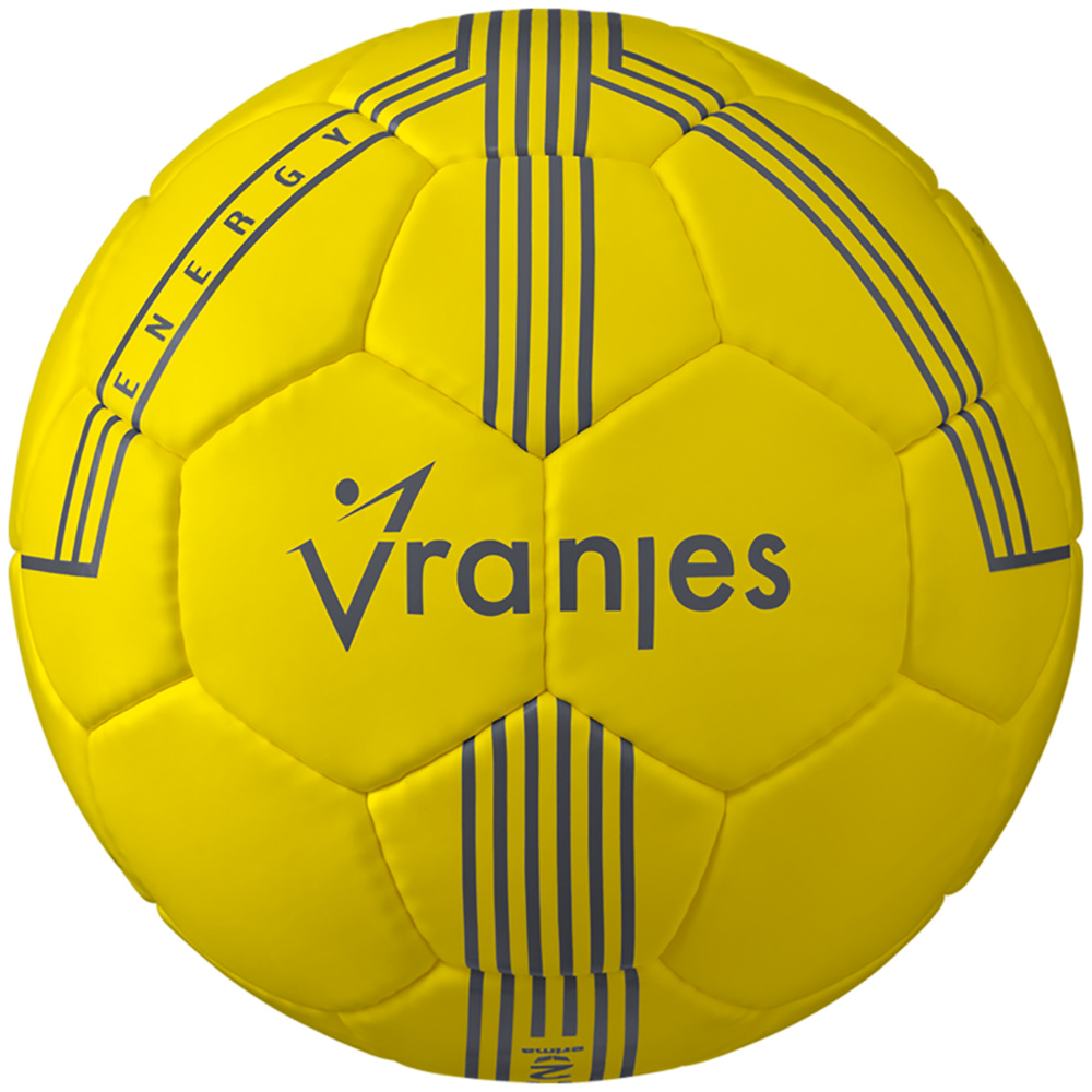 BALÓN DE BALONMANO ERIMA VRANJES, AMARILLO. TALLA 0 SIZE 1 SIZE 2 SIZE 3 