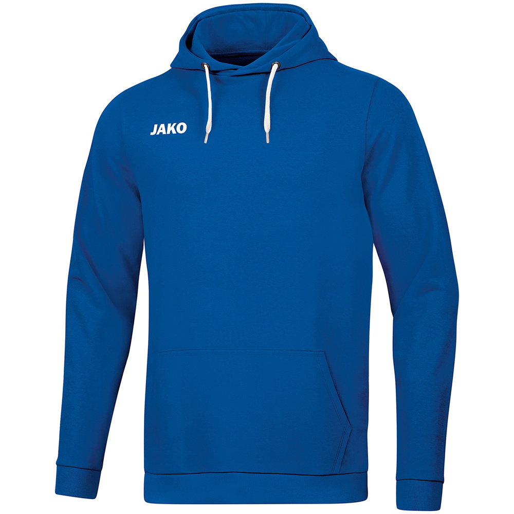 SUDADERA CON CAPUCHA JAKO BASE, ROYAL HOMBRE. S M L XL 2XL 3XL 4XL 