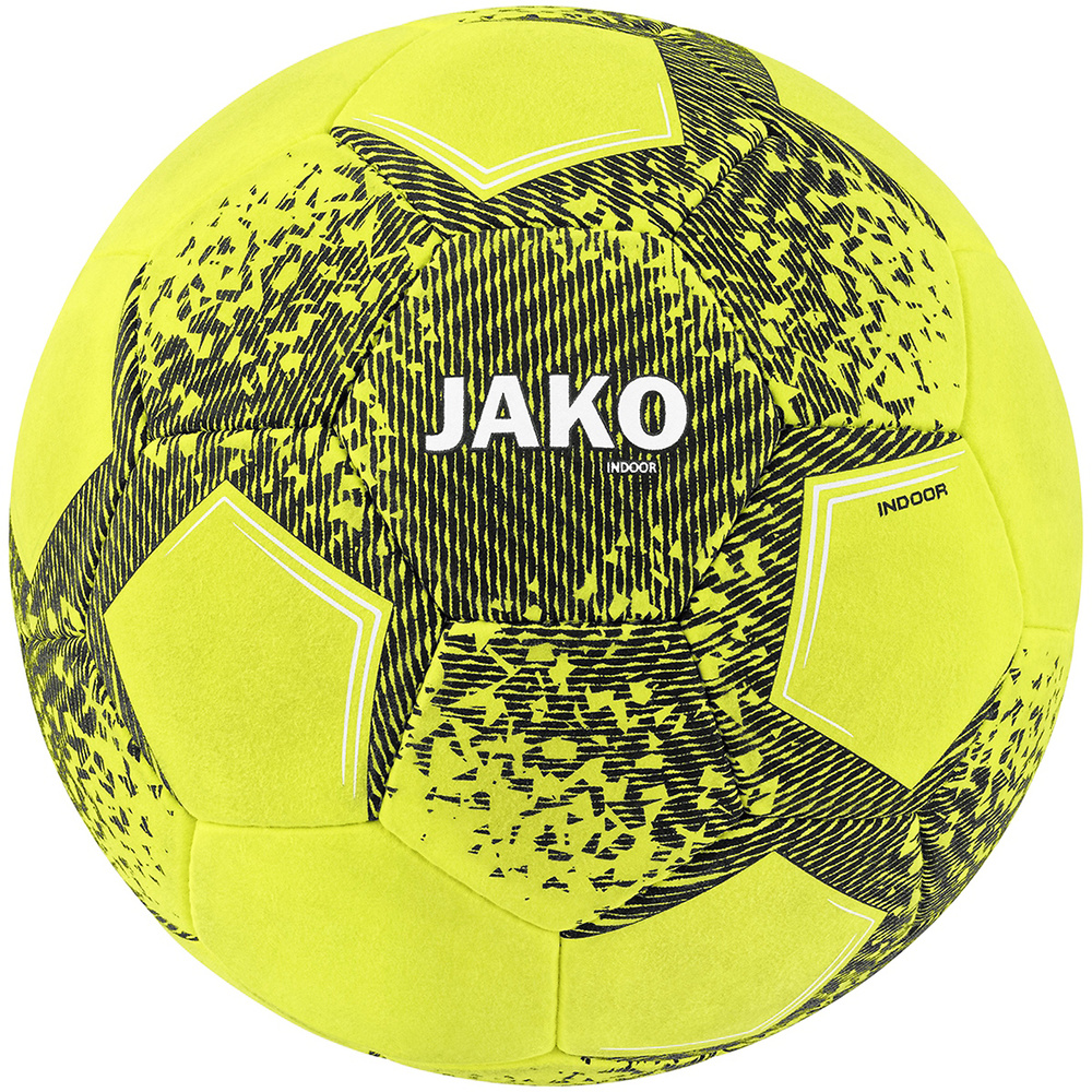 BALÓN FÚTBOL INDOOR JAKO, AMARILLO. TALLA 4 SIZE 5 