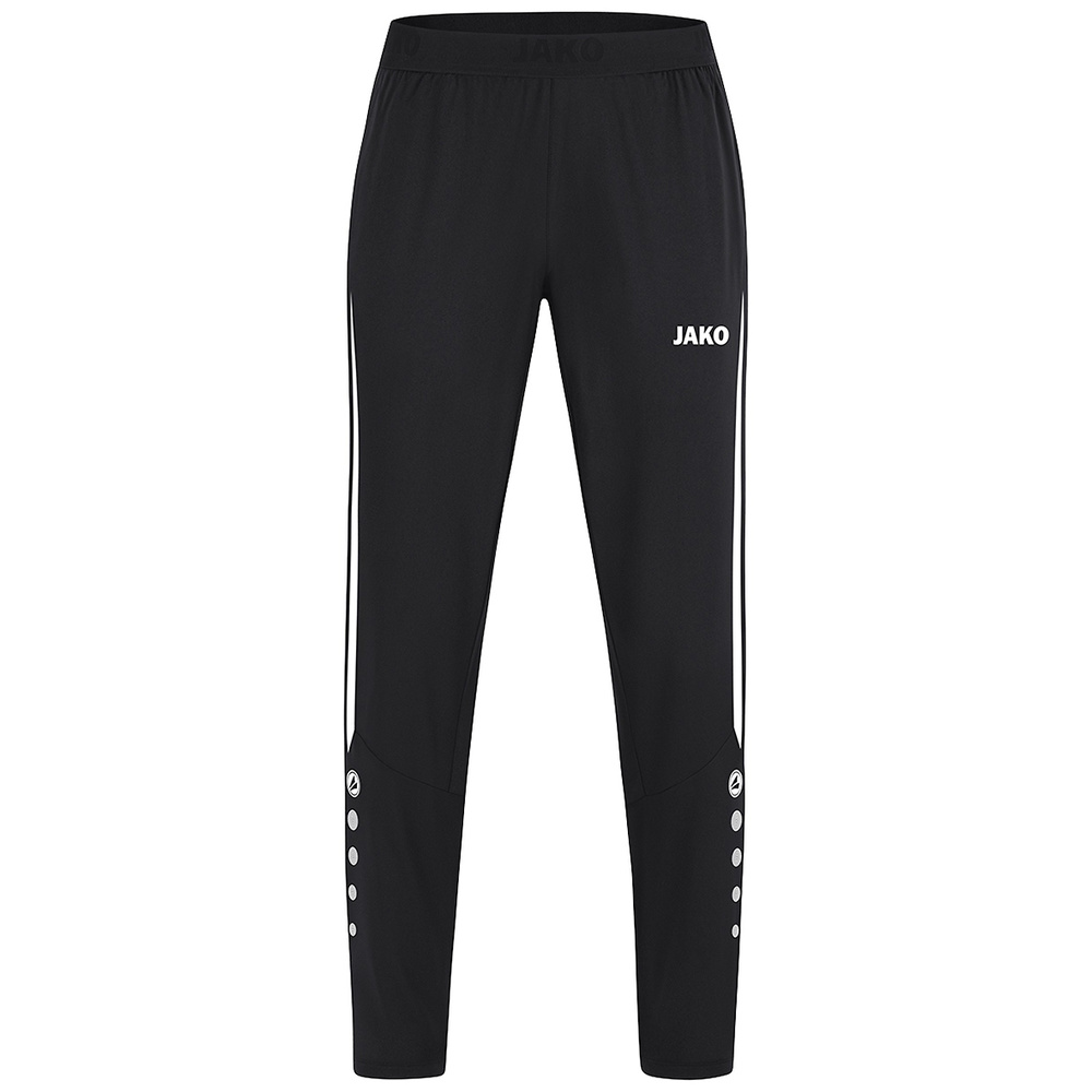 PANTALÓN JAKO POWER LEISURE, NEGRO-BLANCO MUJER. 34 36 38 40 42 44 