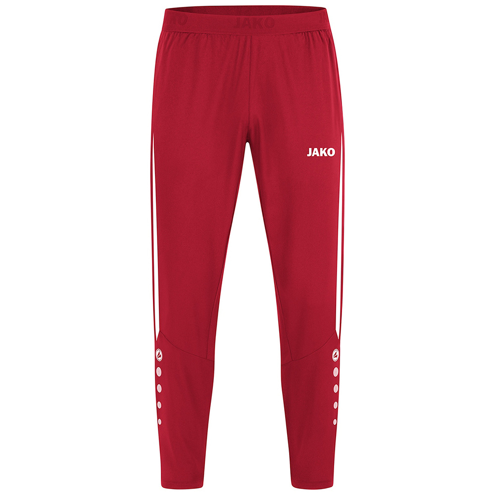 PANTALÓN JAKO POWER LEISURE, ROJO-BLANCO HOMBRE. S M L XL 2XL 3XL 4XL 