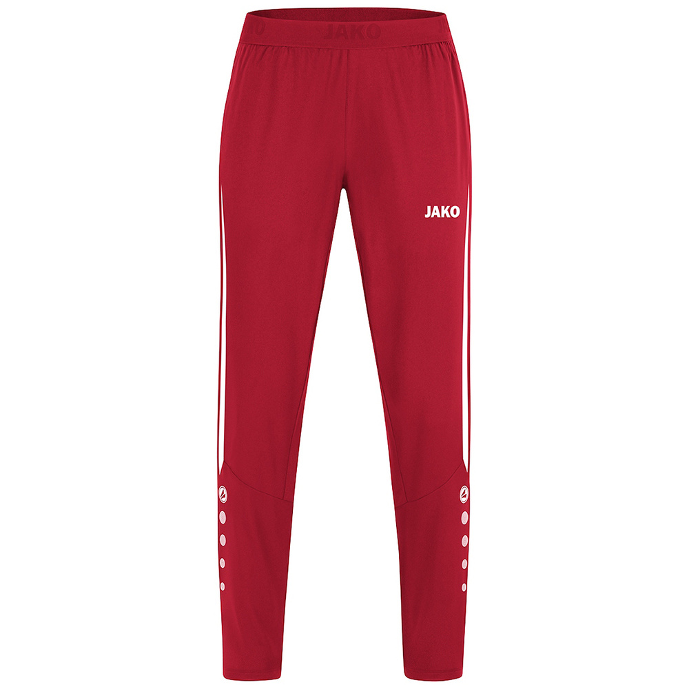 PANTALÓN JAKO POWER LEISURE, ROJO-BLANCO MUJER. 34 36 38 40 42 44 