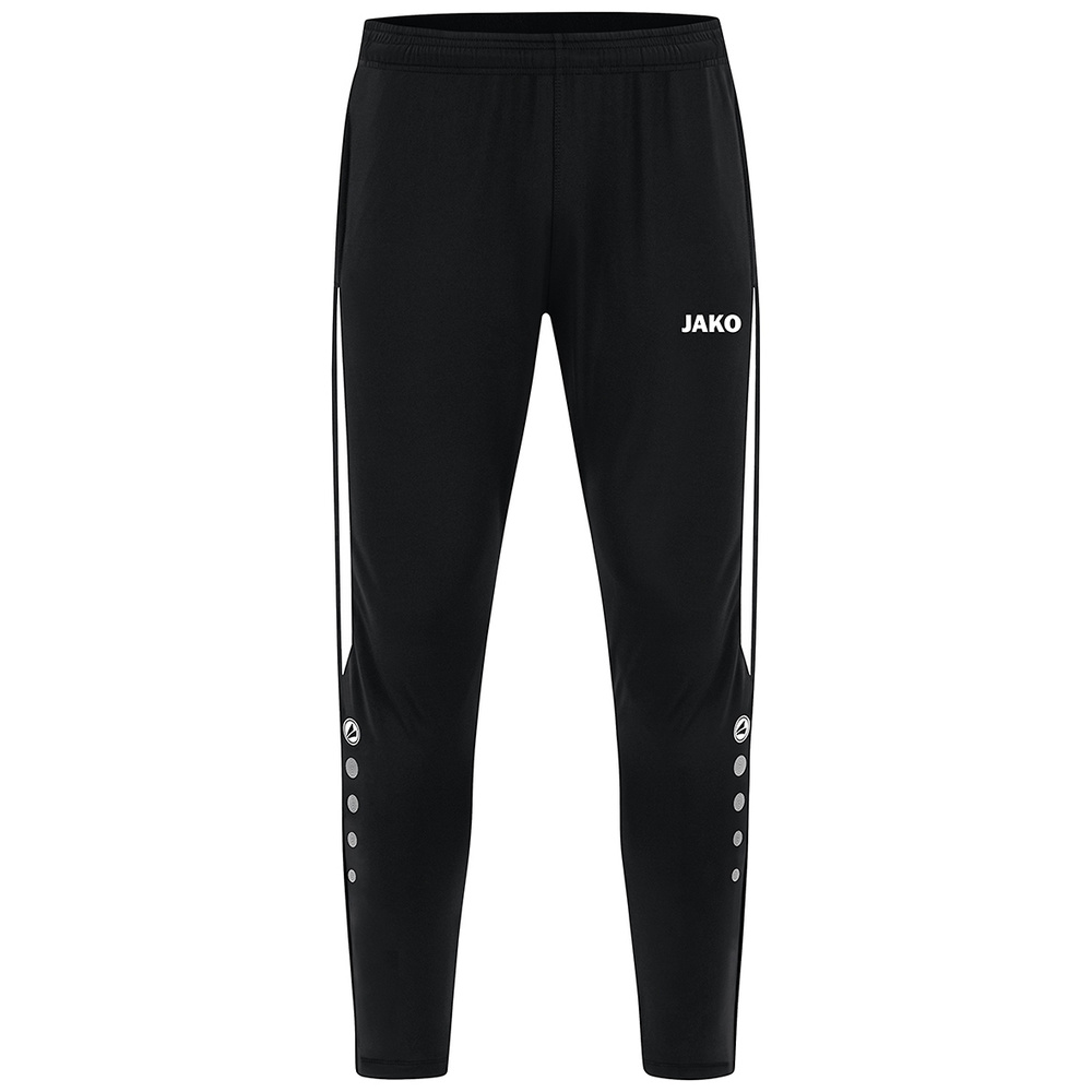 PANTALÓN ENTRENAMIENTO JAKO POWER, NEGRO-BLANCO NIÑO. 116 128 140 152 164 