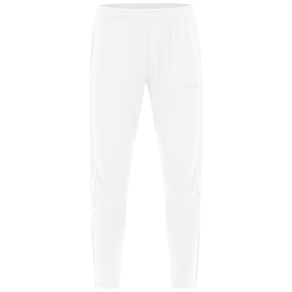 PANTALÓN ENTRENAMIENTO JAKO POWER, BLANCO UNISEX. S M L XL 2XL 3XL 