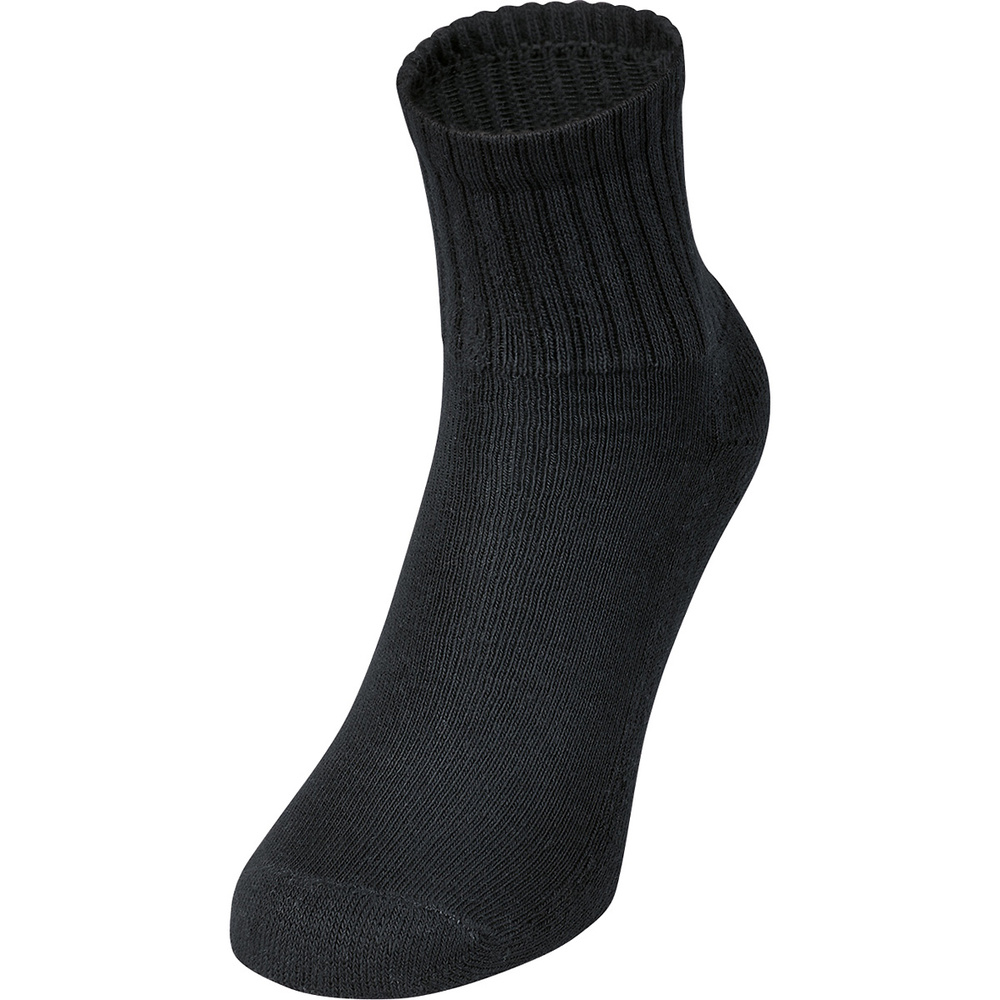 CALCETINES DEPORTIVOS CORTOS JAKO PACK DE 3, NEGRO. 3 (35-38) 4(39-42) 5(43-46) 6(47-50) 