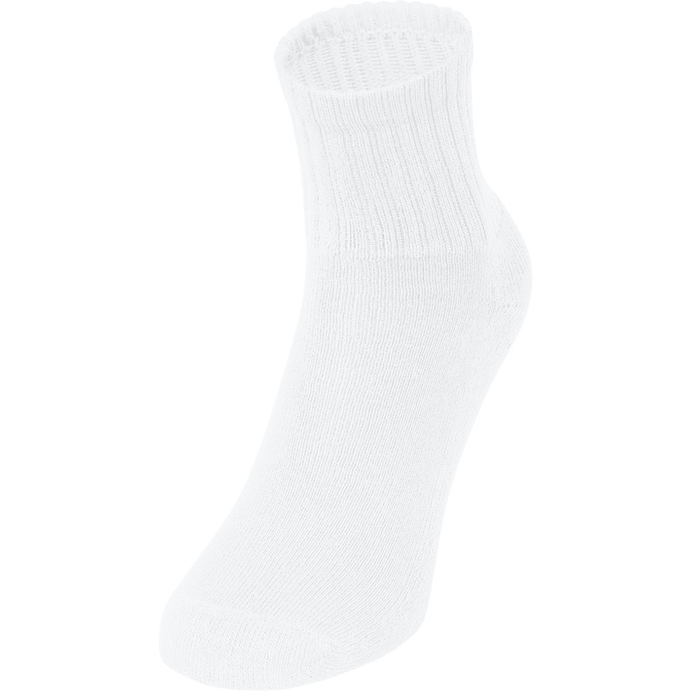 CALCETINES DEPORTIVOS CORTOS JAKO PACK DE 3, BLANCO. 3 (35-38) 4(39-42) 5(43-46) 6(47-50) 