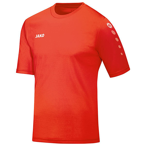 CAMISETA JAKO TEAM MANGA CORTA, ROJA-LLAMA HOMBRE. S 