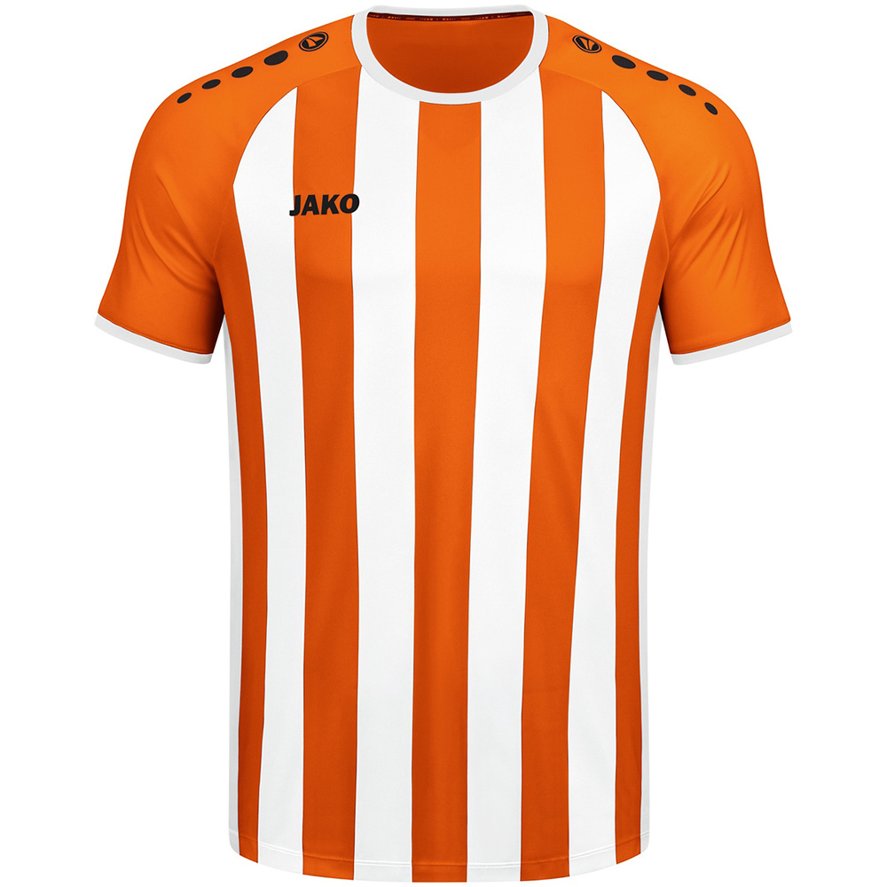 CAMISETA JAKO INTER MANGA CORTA, NARANJA NEÓN-BLANCA HOMBRE. S M L XL 2XL 