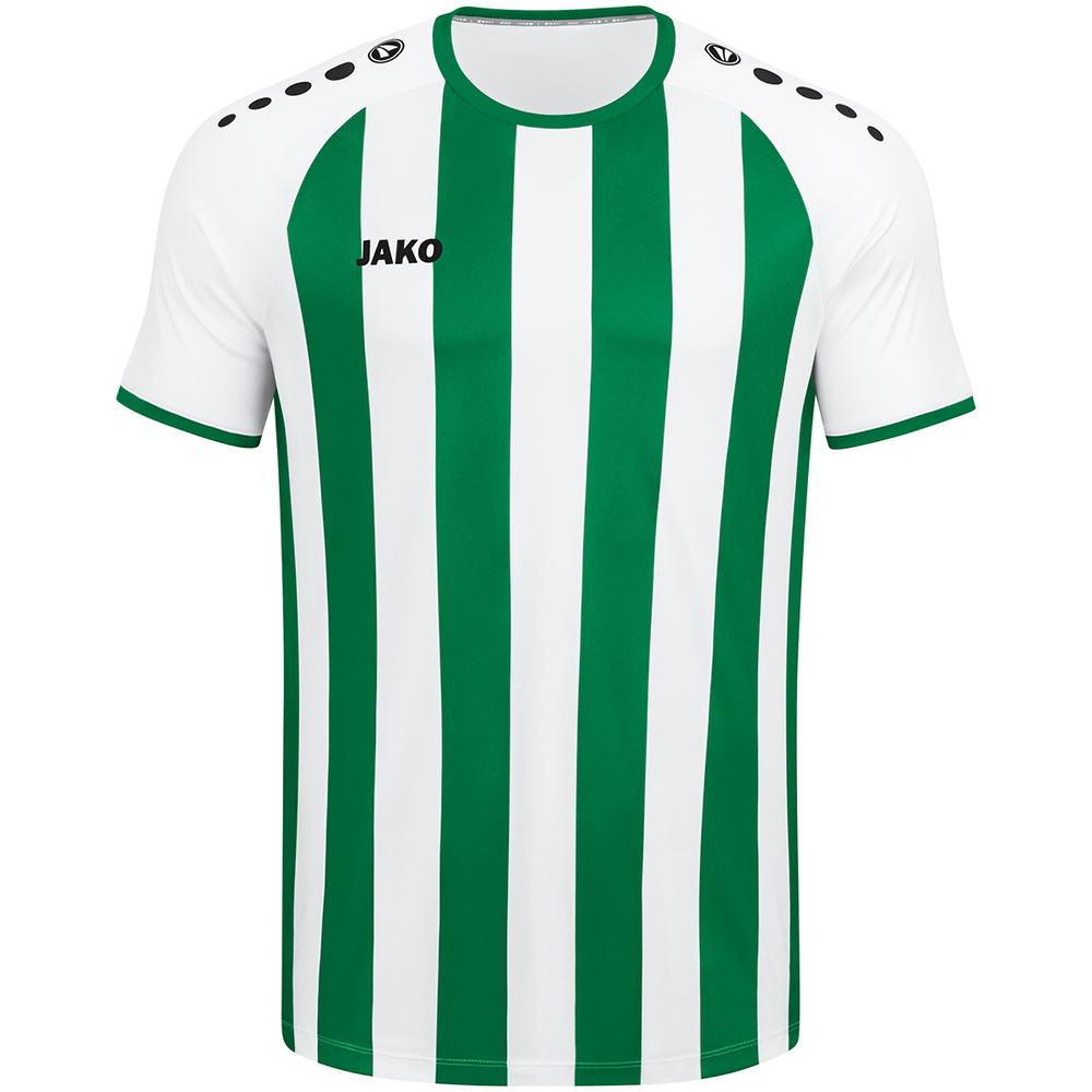 CAMISETA JAKO INTER MANGA CORTA, BLANCA-VERDE NIÑO. 128 140 152 164 