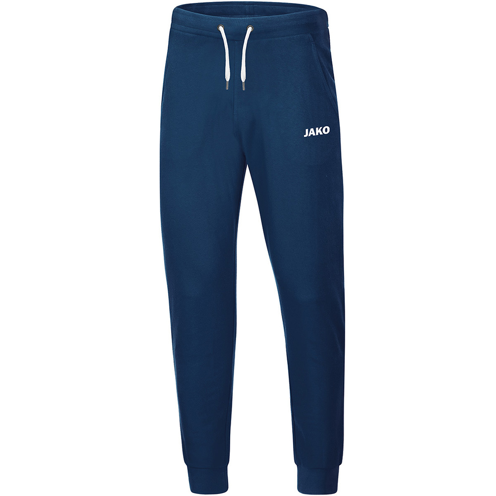 PANTALÓN DE JOGGING JAKO BASE CON PUÑOS, MARINO HOMBRE. S M L XL 2XL 3XL 4XL 