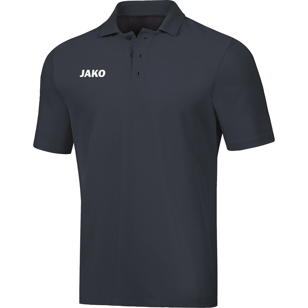 POLO JAKO BASE, ANTRACITA HOMBRE. S M L XL 2XL 3XL 4XL 