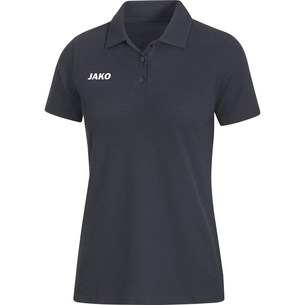 POLO JAKO BASE, ANTRACITA MUJER. S M L XL 2XL 3XL 