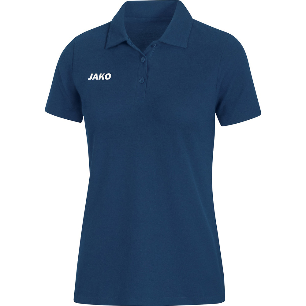 POLO JAKO BASE, MARINO MUJER. S M L XL 2XL 3XL 