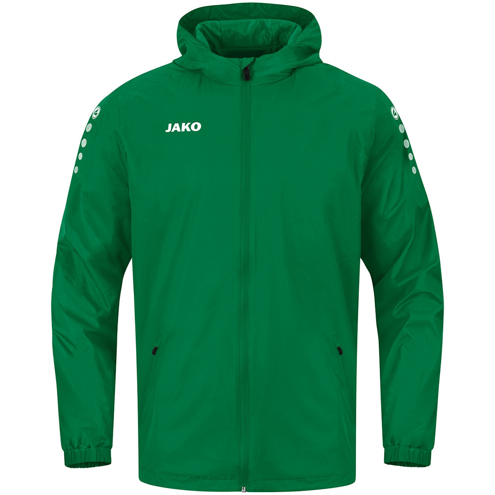 CHUBASQUERO JAKO TEAM 2.0, VERDE HOMBRE. S M L XL 2XL 3XL 4XL 