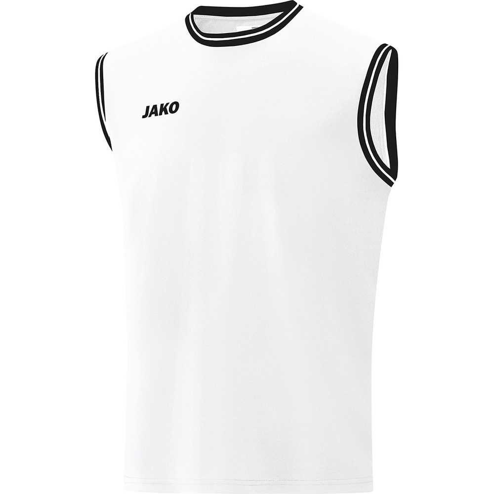 CAMISETA CUBRE JAKO CENTER 2.0, NEGRA-BLANCA NIÑO. XXS 