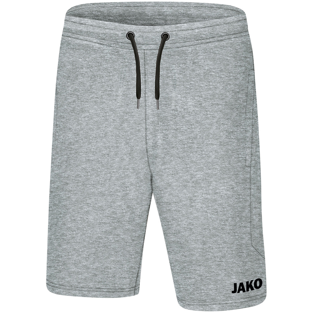 SHORT JAKO BASE, GRIS MELANGE NIÑO. 128 140 152 164 