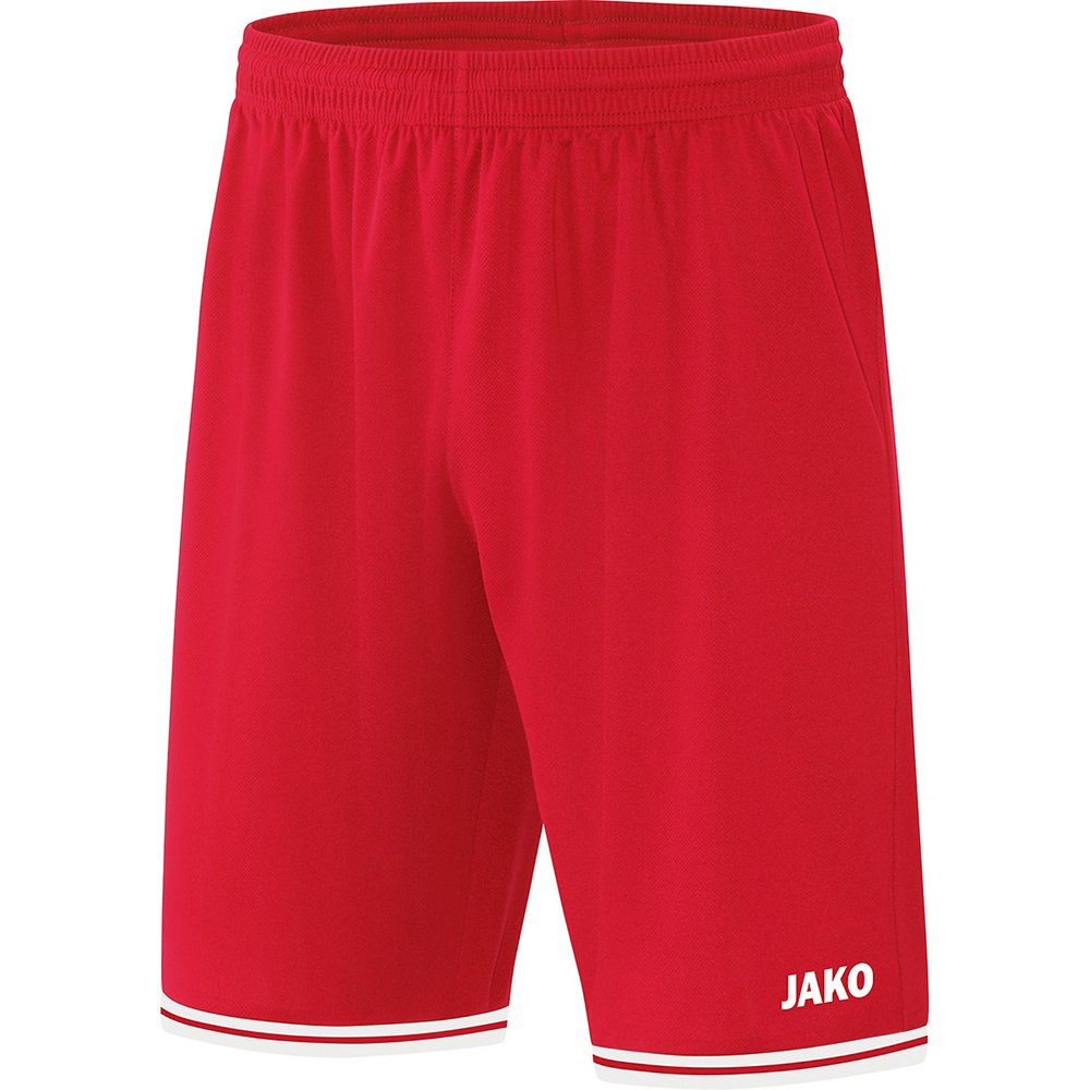 SHORT JAKO CENTER 2.0, ROJO-BLANCO HOMBRE. S M L XL 2XL 3XL 