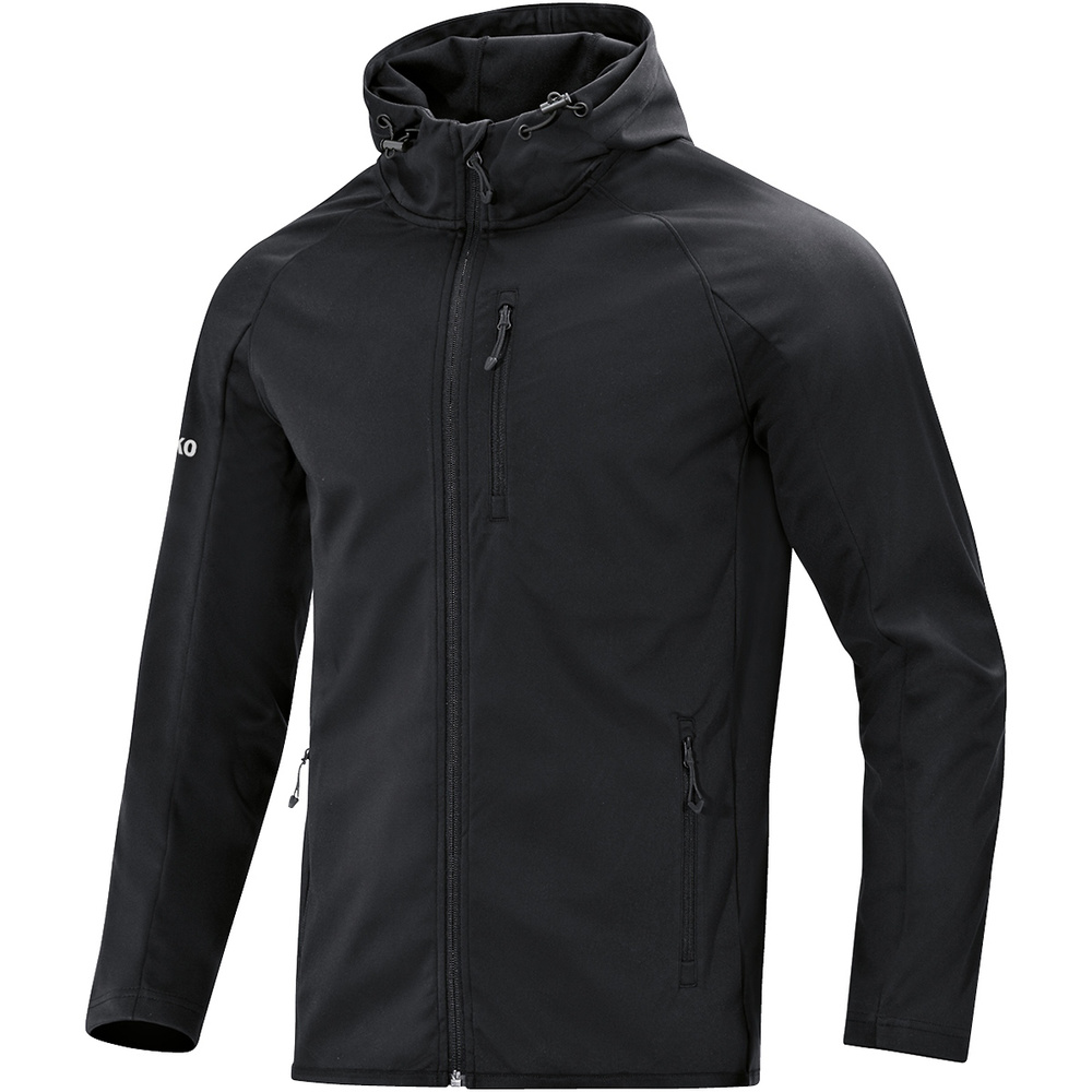 CHAQUETA SOFTSHELL JAKO LIGHT, NEGRA HOMBRE. S M L XL 2XL S 