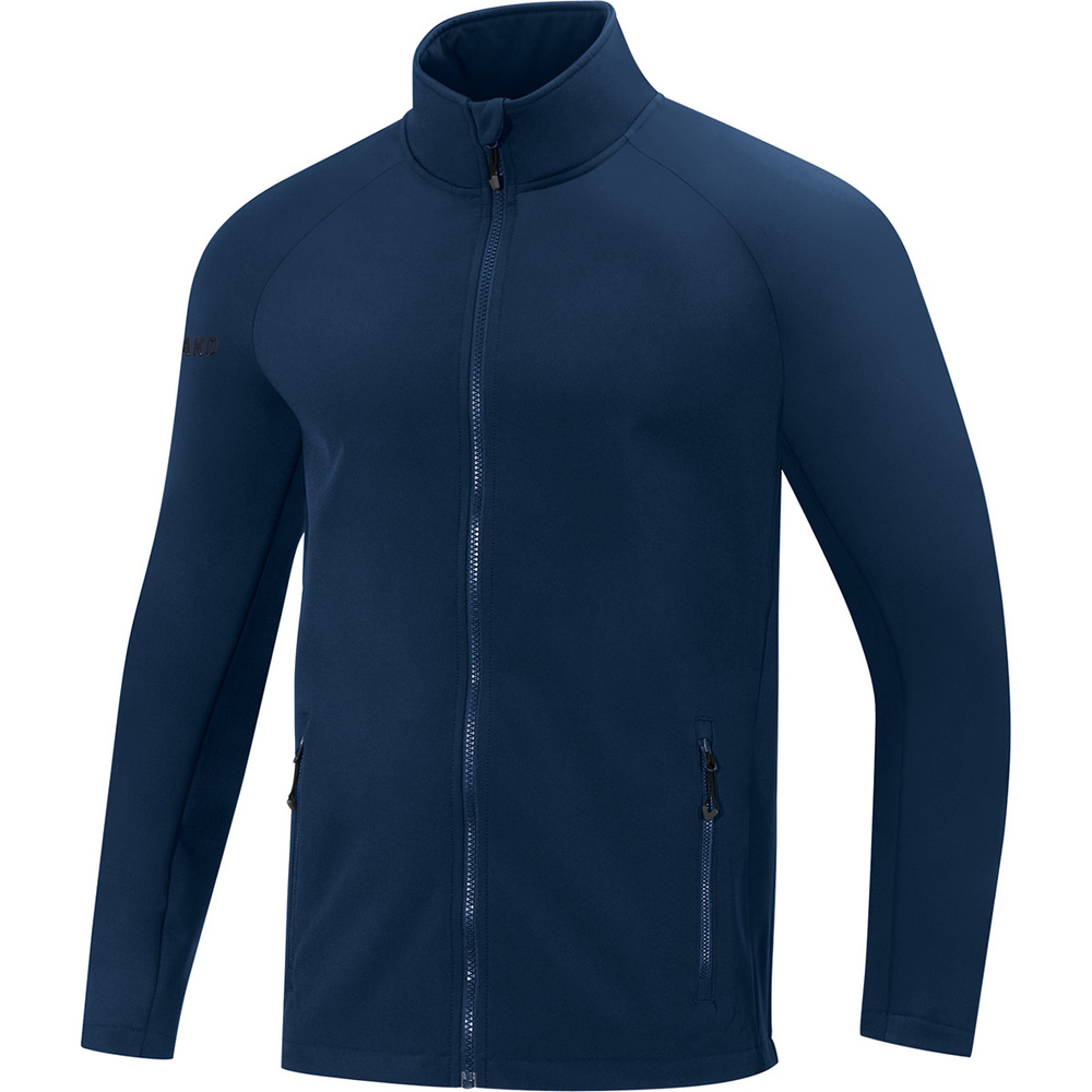 CHAQUETA SOFTSHELL JAKO TEAM, MARINO HOMBRE. S M L XL 2XL 3XL 4XL 