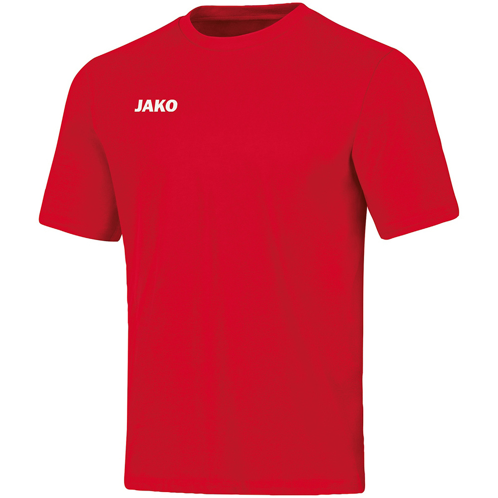 CAMISETA JAKO BASE, ROJA NIÑO. 116 128 140 152 164 