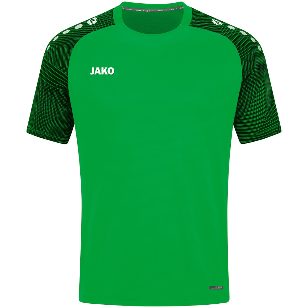 CAMISETA JAKO PERFORMANCE, VERDE-NEGRA NIÑO. 116 128 140 152 164 