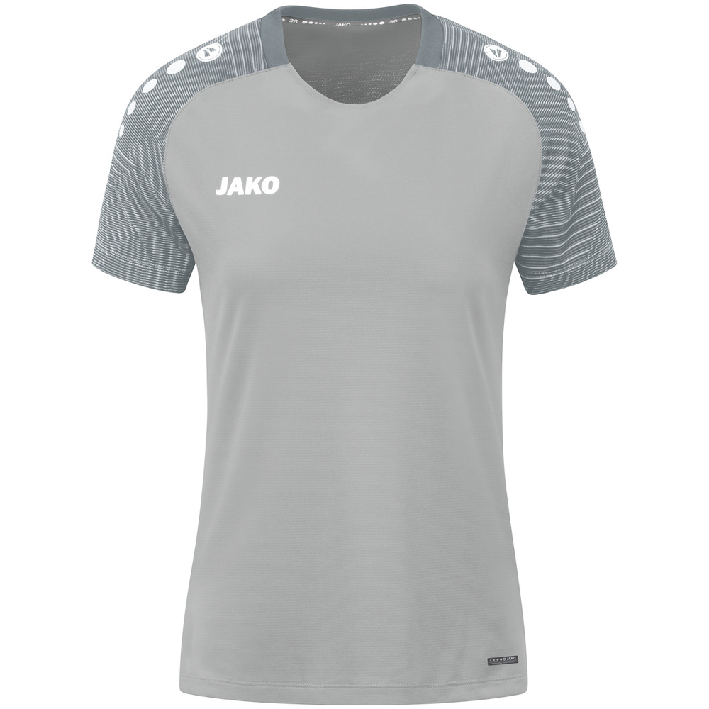 CAMISETA JAKO PERFORMANCE, GRIS-GRIS PIEDRA MUJER. 34 36 38 40 42 44 