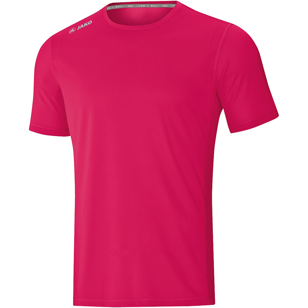 CAMISETA JAKO RUN 2.0 MANGA CORTA, ROSA NIÑO. 128 140 152 164 