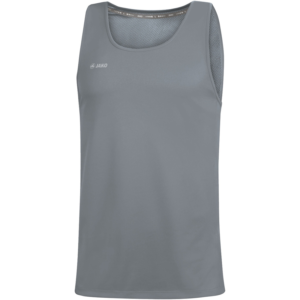 CAMISETA JAKO RUN 2.0 SIN MANGAS, GRIS PIEDRA NIÑO. 128 140 152 164 