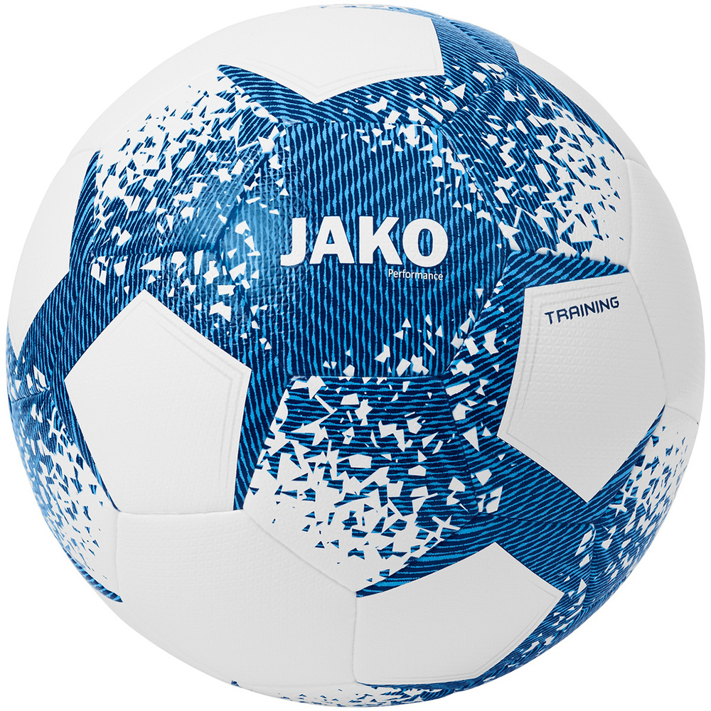 BALÓN DE ENTRENAMIENTO JAKO PRIMERA, BLANCO-AZUL JAKO-MARINO. TALLA 3 SIZE 4 SIZE 5 