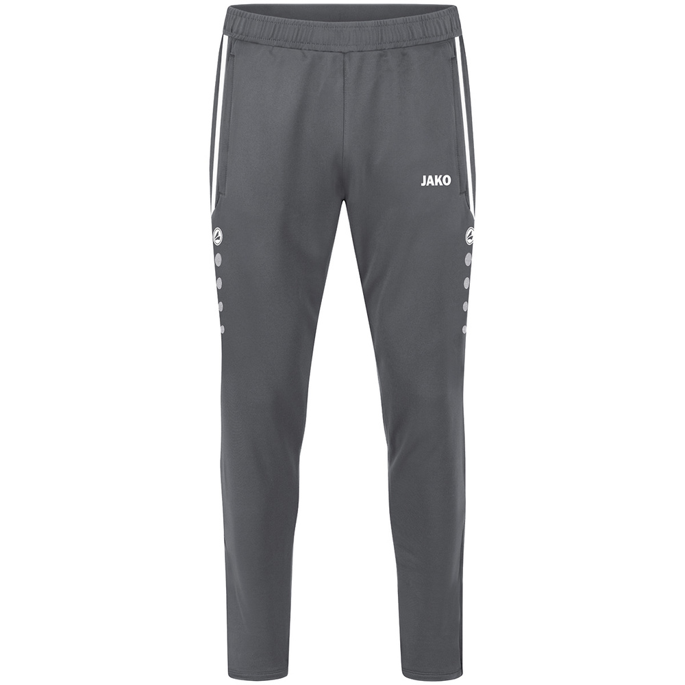 PANTALONES DE ENTRENAMIENTO JAKO ALLROUND, ANTRACITA NIÑO. 116 128 140 152 164 