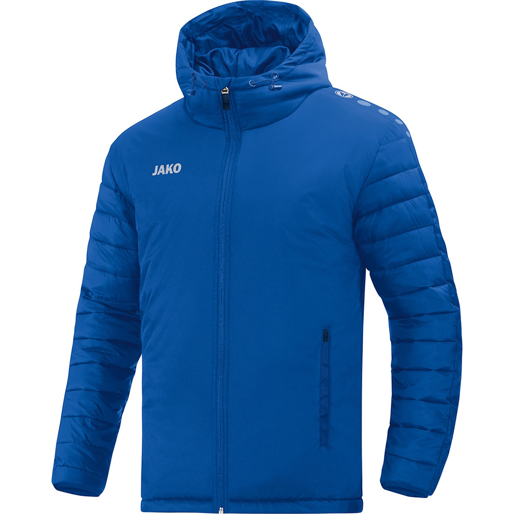 CHAQUETA DE INVIERNO JAKO TEAM, ROYAL HOMBRE. S M L XL 2XL 3XL 4XL 