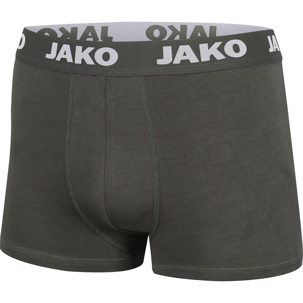 BOXER JAKO BASIC PACK DE 2, ANTRACITA HOMBRE. S PACK DE 2 UNIDADES PACK DE 2 UNIDADES M PACK DE 2 UNIDADES L PACK DE 2 UNIDADES XL 