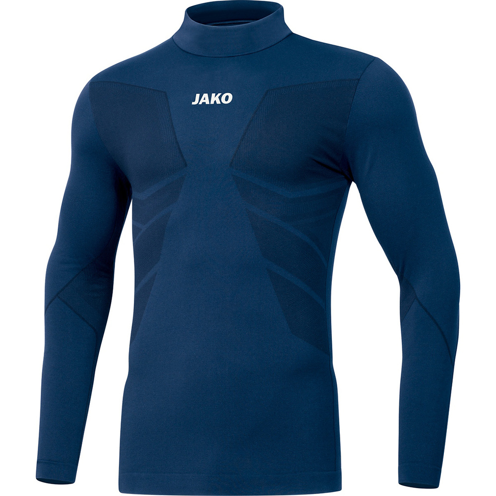 CAMISETA CUELLO ALTO JAKO COMFORT 2.0, MARINO HOMBRE. S M L XL 2XL 