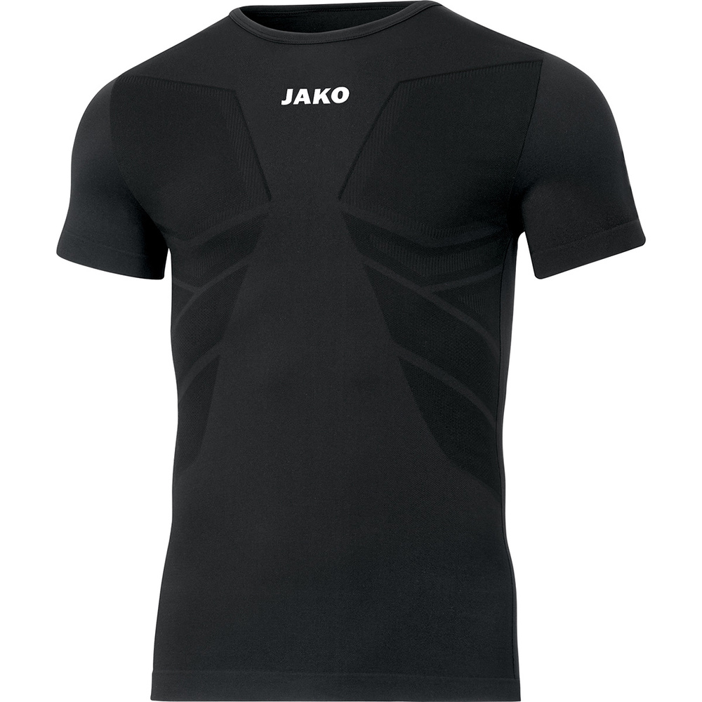 CAMISETA JAKO COMFORT 2.0, NEGRA HOMBRE. S M L XL 2XL 