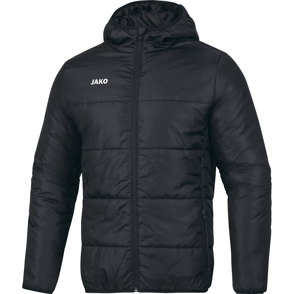 CHAQUETA ACOLCHADA JAKO BASIC, NEGRA HOMBRE. S M L XL 2XL 3XL 