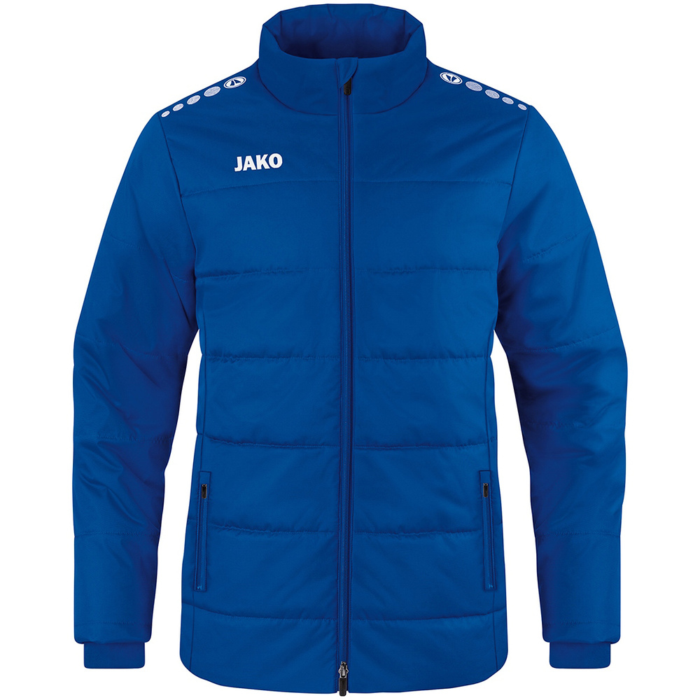 CHAQUETA DE ENTRENADOR JAKO TEAM, ROYAL NIÑO. S M L XL 