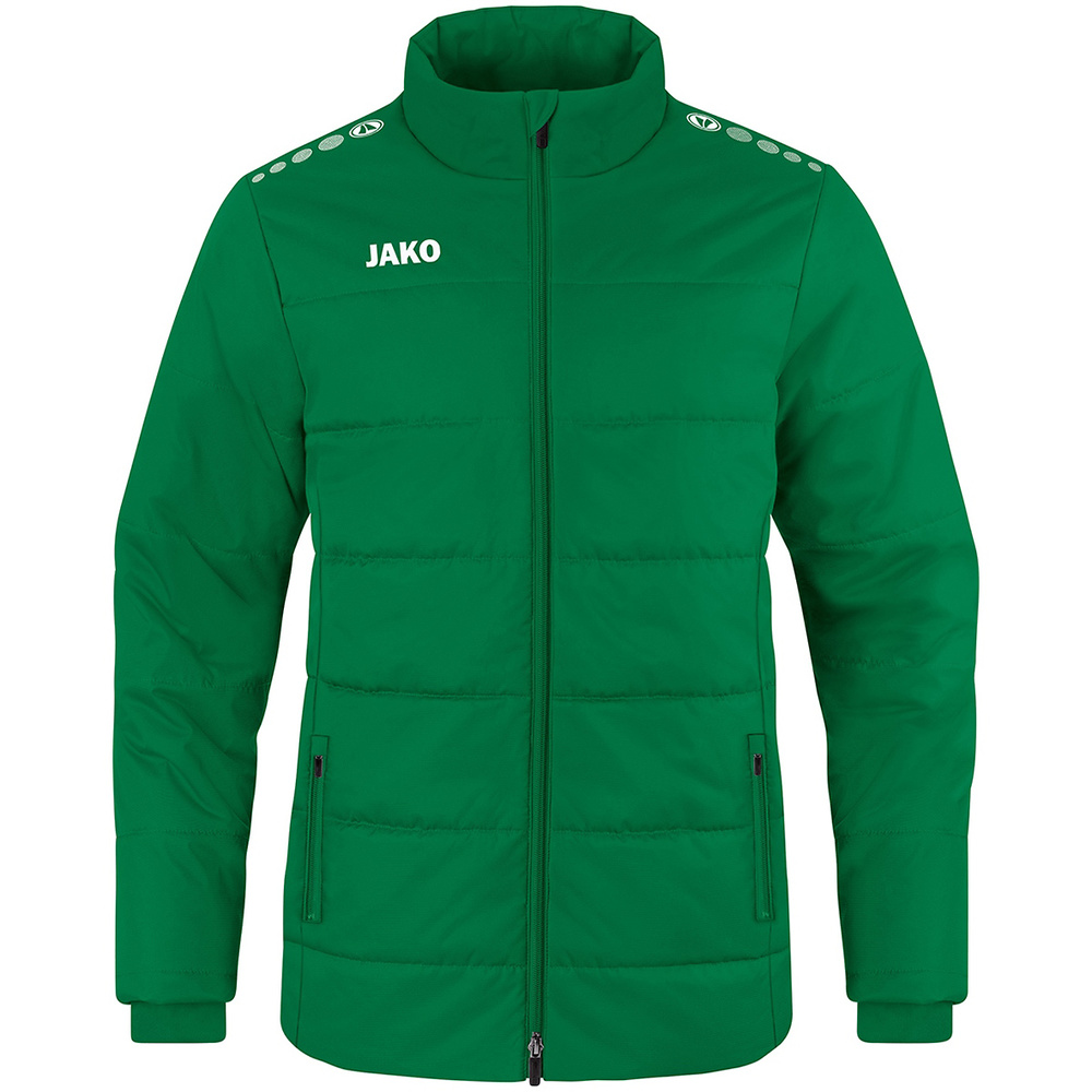 CHAQUETA DE ENTRENADOR JAKO TEAM, VERDE HOMBRE. S M L XL 2XL 3XL 4XL 